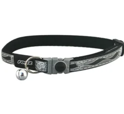Rogz Kattenhalsband Nightcat Black Paws- Kattenhalsband