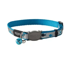 Rogz Kattenhalsband Reflectocat Blue Fish- Kattenhalsband