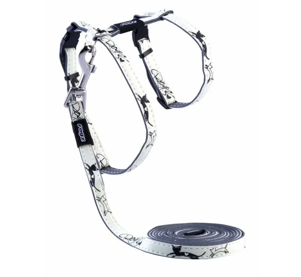 Rogz Kattentuig Glowcat Black Jumping Cat- Kattentuig