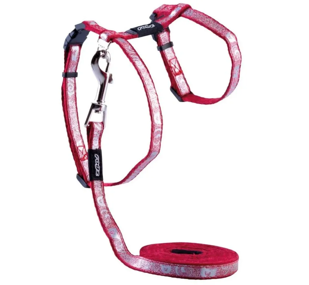 Rogz Kattentuig Sparklecat Rood- Kattentuig