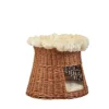 Silvio Design Ronde Bruine Rieten Kattenmand- Kattenmand