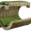 Silvio Design Wand Kattenmand Met Groene Kussens- Kattenmand