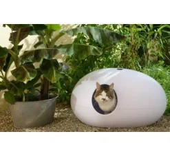 Sindesign Kattenbak Poopoopeedo Wit- Kattenbak