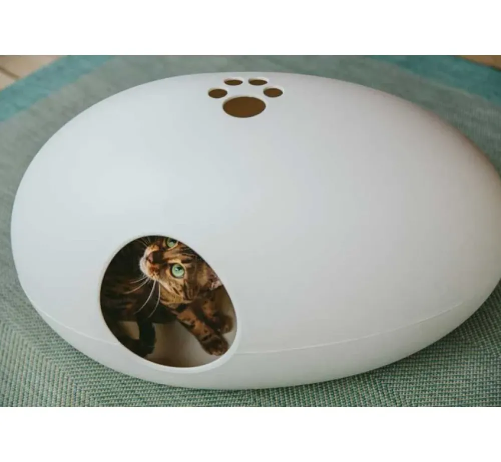 Sindesign Kattenbak Poopoopeedo Wit- Kattenbak