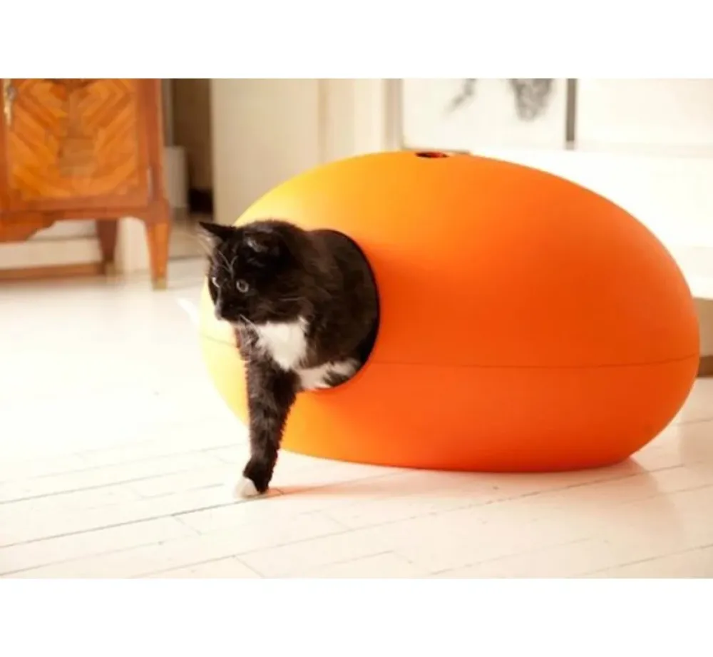 Sindesign Kattenbak Poopoopeedo Oranje- Kattenbak