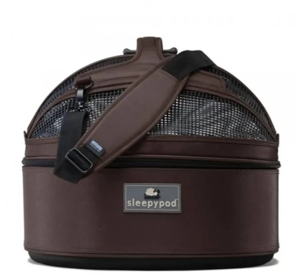 Sleepypod Draagtas Voor Huisdieren Medium Dark Chocolate- Hondentas