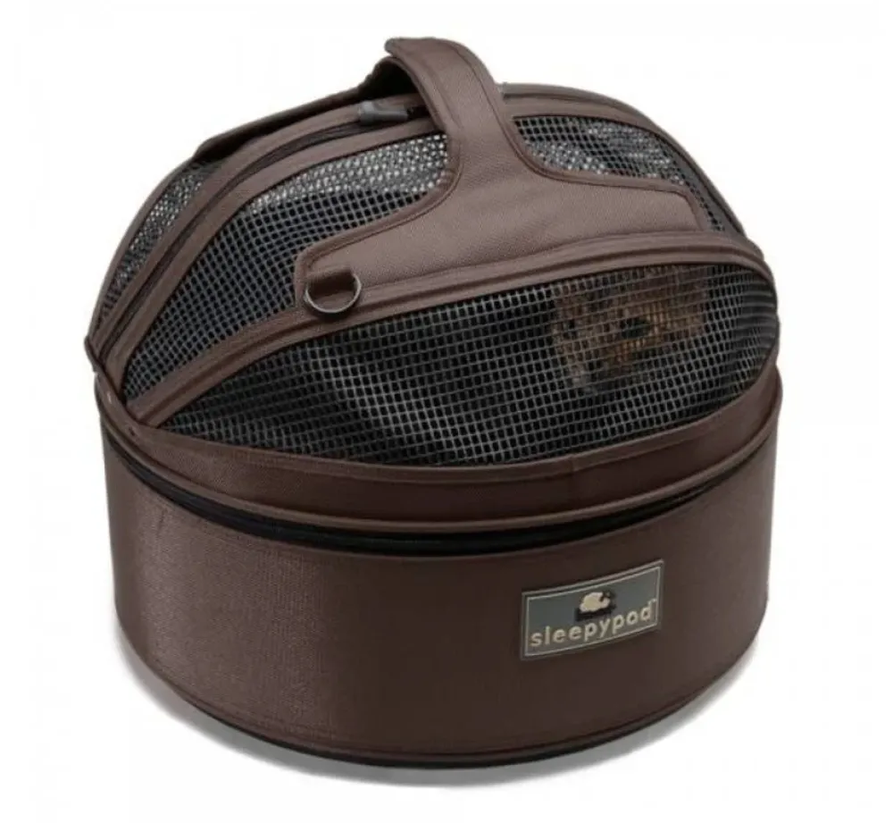 Sleepypod Draagtas Voor Huisdieren Medium Dark Chocolate- Hondentas