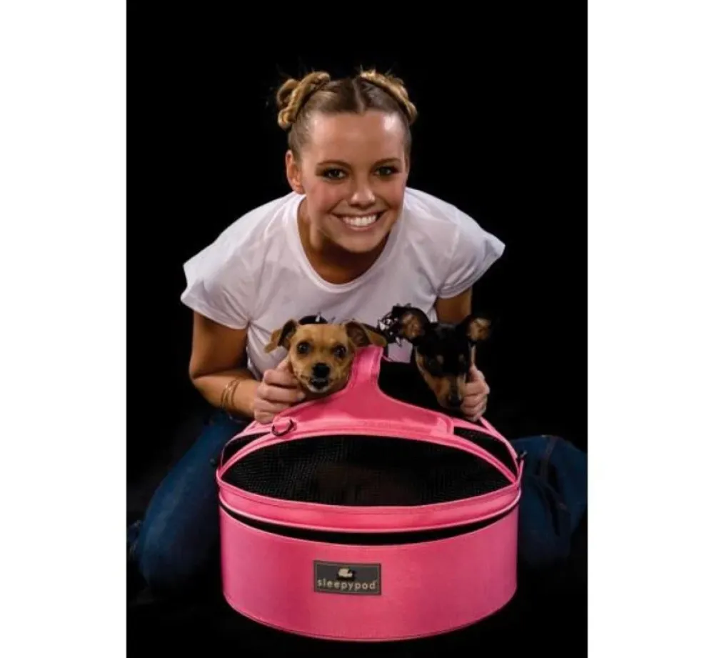 Sleepypod Draagtas Voor Huisdieren Medium Blossom Pink- Hondentas