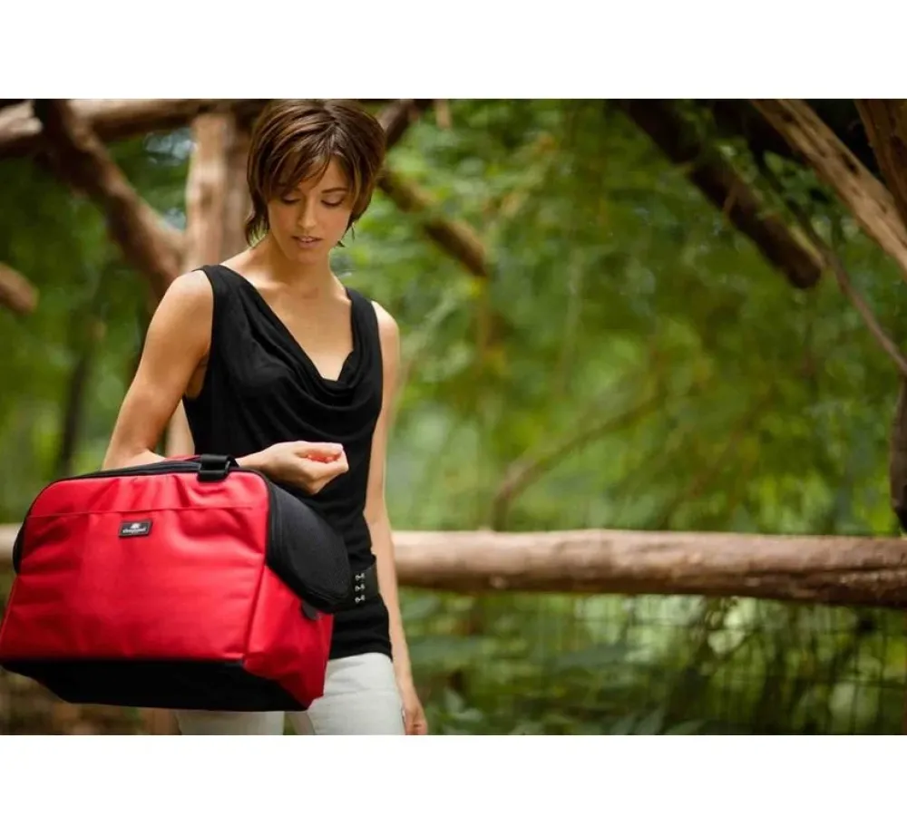 Sleepypod Draagtas Voor Huisdieren Atom Strawberry Red- Hondentas