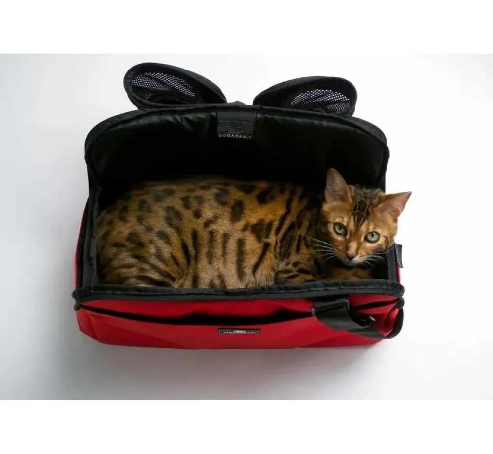 Sleepypod Draagtas Voor Huisdieren Atom Strawberry Red- Hondentas