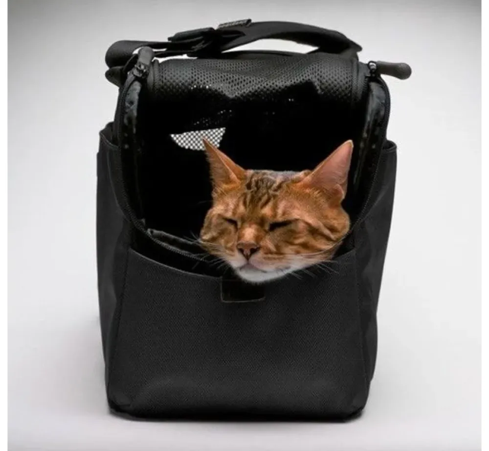 Sleepypod Draagtas Voor Huisdieren Atom Jet Black- Hondentas