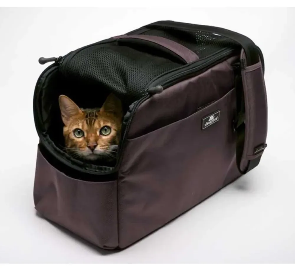 Sleepypod Draagtas Voor Huisdieren Atom Dark Chocolate- Hondentas