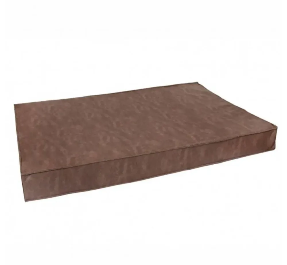 snObbs Hondenmatras Texas Cowboys Brown- Hondenkussen Kunstleer