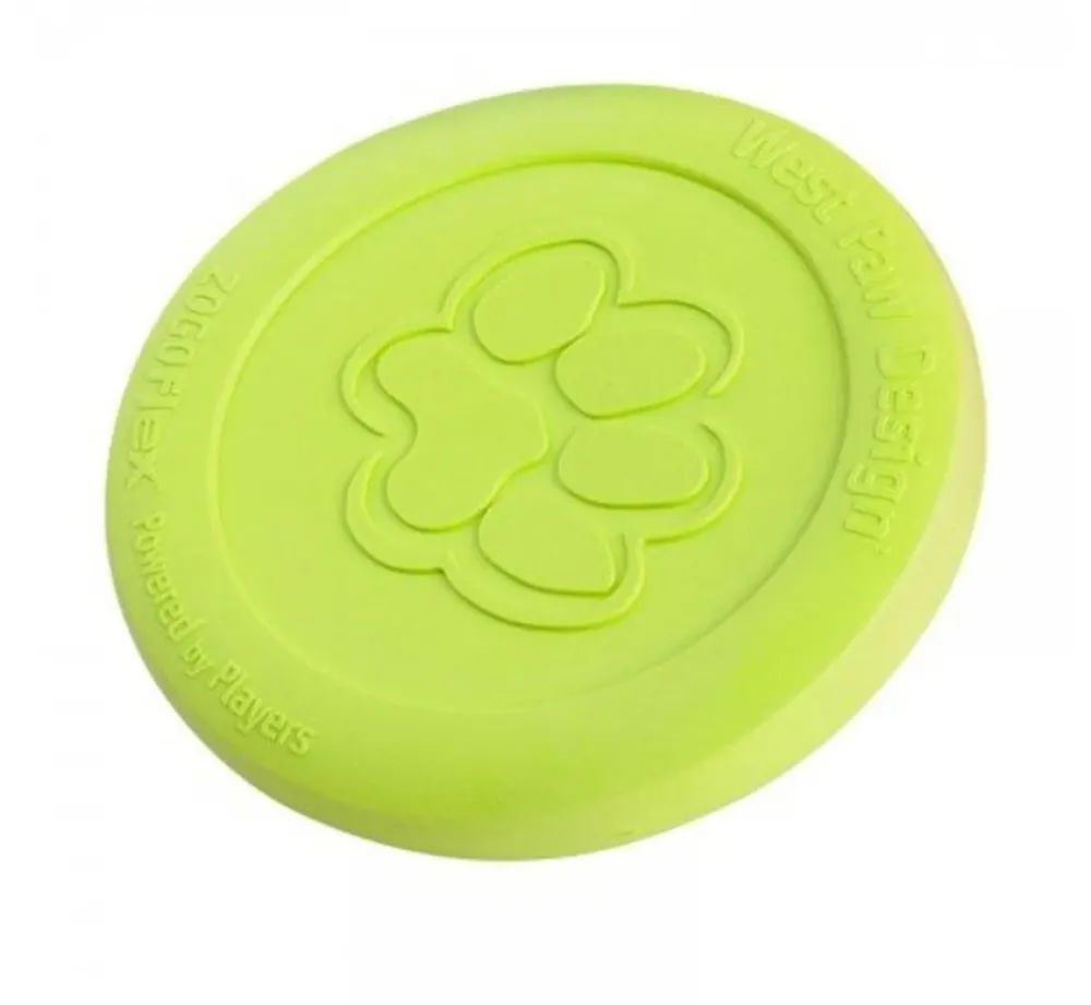 West Paw Design Hondenspeelgoed Zogoflex Zisc Lime- Voor De Boot
